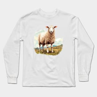 White Sheep Long Sleeve T-Shirt